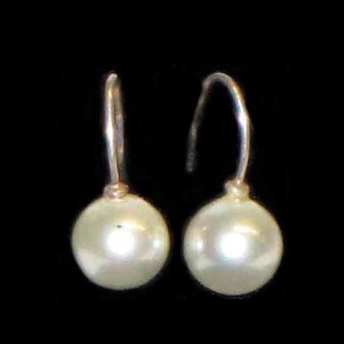  Imagen pendientes perla pequeña colgar 
