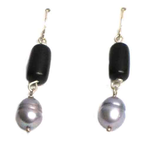 Imagen pendientes plata y piedras naturales  