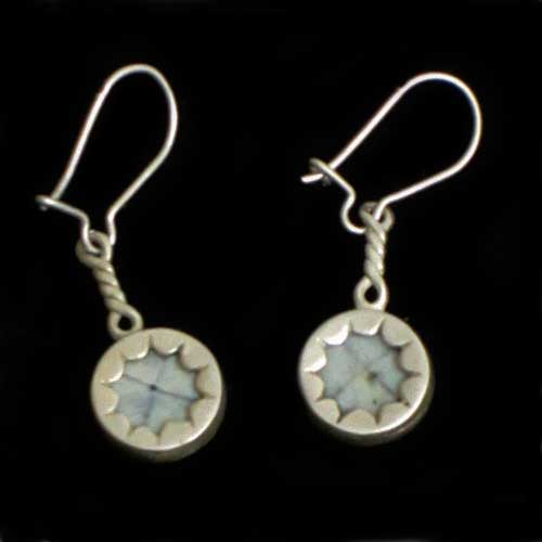  Imagen pendientes plata y quiastolita colgar