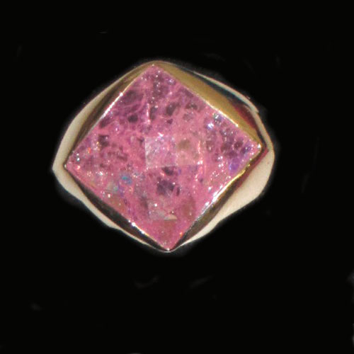 Imagen anillo plata diseño circonitas 