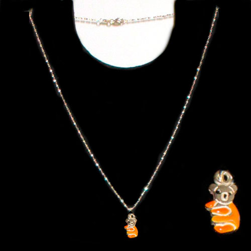 Gargantilla plata esmalte infantil