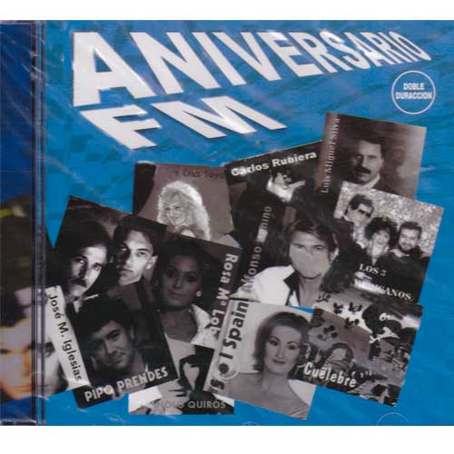 Imagen portada cd Aniversario FM (en Asturias) - doble duración