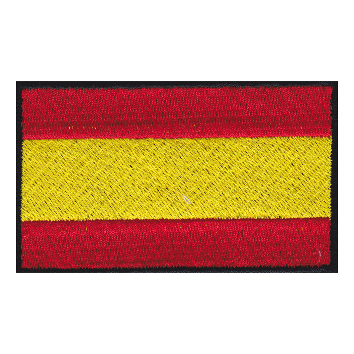 imagen parche bordado bandera España
