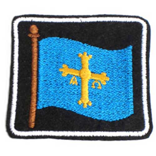 Parche tela bordado Bandera Asturias