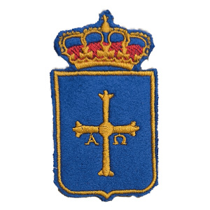 parche tela bordado escudo Asturias