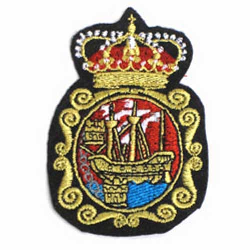 parche tela bordado escudo Avilés