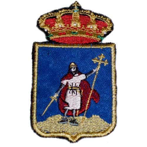 imagen parche tela bordado Gij&oacute;n