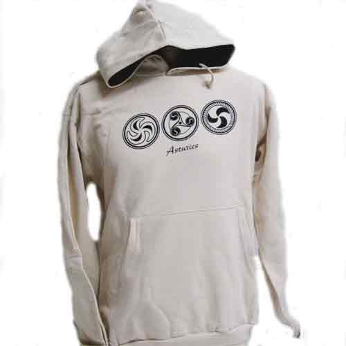 sudadera capucha motivos celtas Asturias