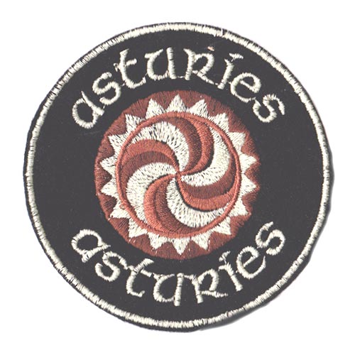 Parche bordado Asturies tetrasquel
