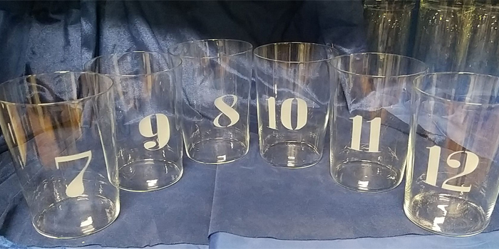 vasos de sidra números Asturias