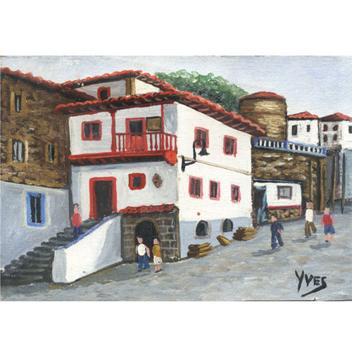 Oleo original Cudillero Ives 2