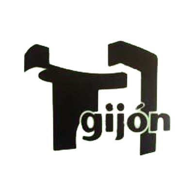 Pegatina Elogio del Horizonte Gijón