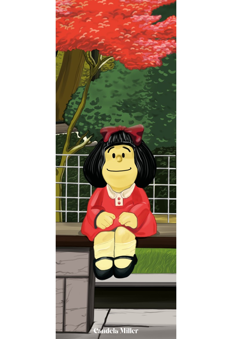 Marcapáginas Mafalda Parque San Francisco