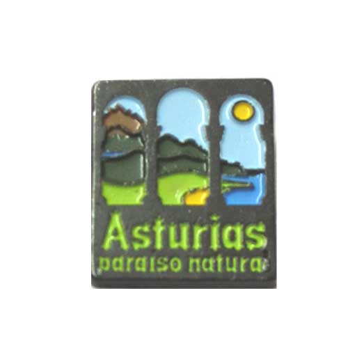 Pin Paraíso natural Metal