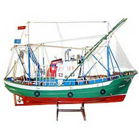 comprar Barco maqueta verde con luces Asturias,venta maqueta barco Asturias