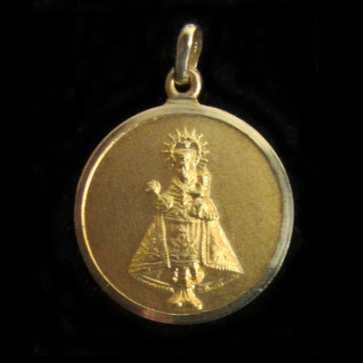  Medalla redonda Virgen Covadonga 