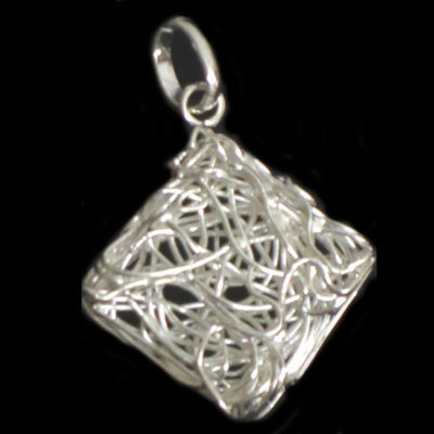 Colgante plata diseño grande Colgante plata diseño grande
