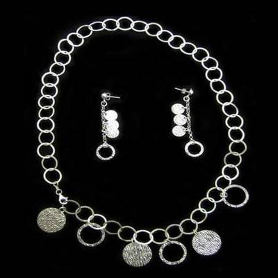 Conjunto gargantilla/pendientes presión/colgar aros Conjunto gargantilla/pendientes presión/colgar aros