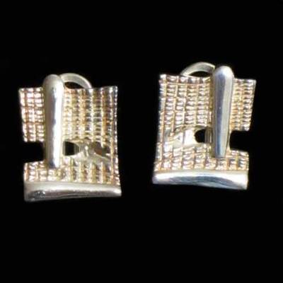  Pendientes plata pinzas