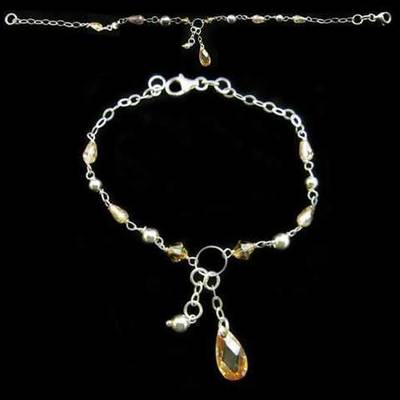 Pulseras plata con piedras naturales variadas Pulseras plata con piedras naturales variadas