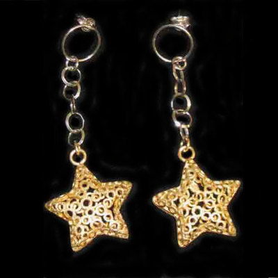  Pendientes plata presión/colgar