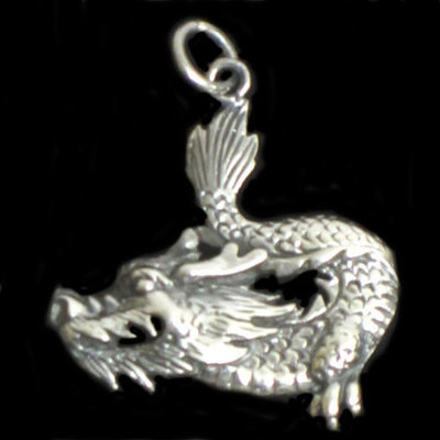 Colgante plata dragón Colgante plata dragón