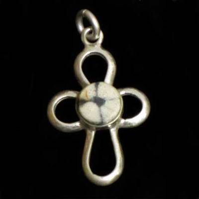 Cruces pequeñas plata y quiastolita - mod.3 Cruces pequeñas plata y quiastolita - mod.3