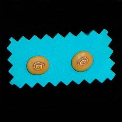  Pendientes pasta fimo presion