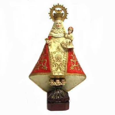  Virgen Covadonga super grande - manto rojo
