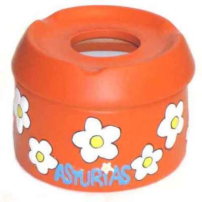  Cenicero agua con asturias naranja