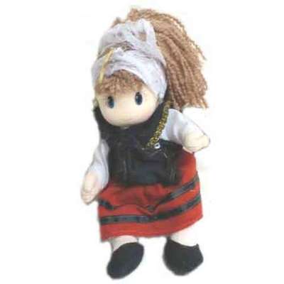  Muñeca asturiana 16 cm peluche