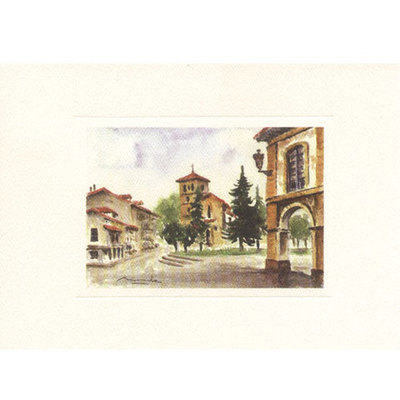 Acuarelas de Asturias - Ciudades Acuarelas de Asturias - Ciudades