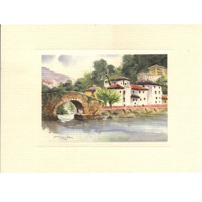 Acuarelas Asturias - Las tierras del interior Acuarelas Asturias - Las tierras del interior