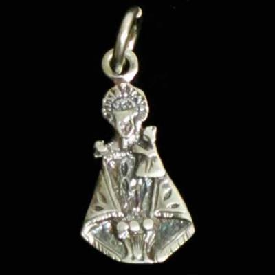 Colgante plata Virgen de Covadonga silueta
