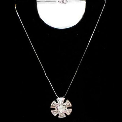 Gargantilla plata motivo floral silueta Gargantilla plata motivo floral silueta
