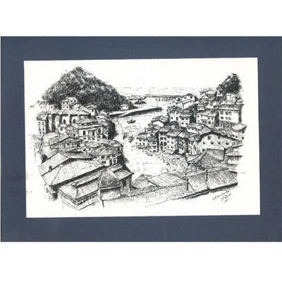  Plumilla de Cudillero con cartoncillo 