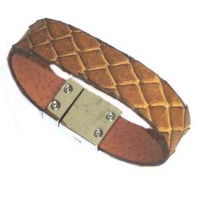 Pulseras cuero cierre imán
