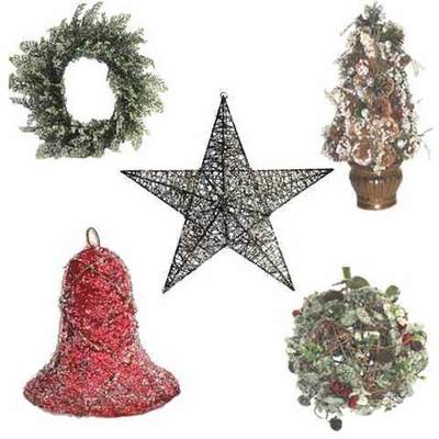 Decoracion de navidad - particulas imitación a cristal