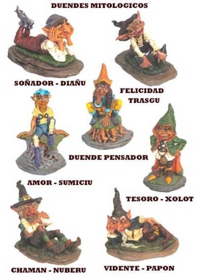 Duendes mitologia asturiana pequeños
