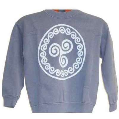 Sudadera vaquera degradado - trisquel - niños Sudadera vaquera degradado - trisquel - niños
