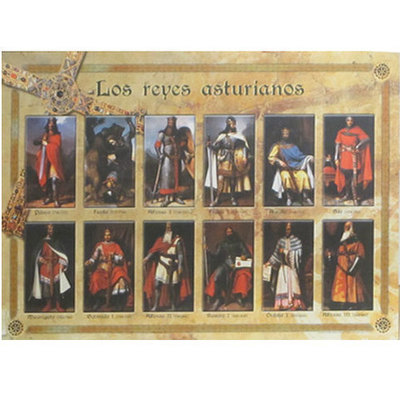 Poster de los Reyes asturianos