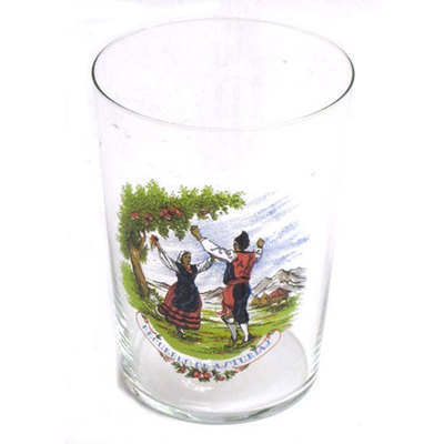 Vasos de sidra calca - pareja bailando Vasos de sidra calca - pareja bailando