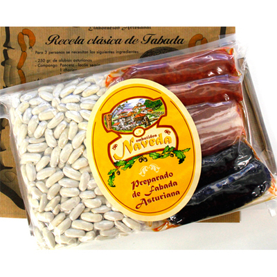 Fabada asturiana y preparado de fabada