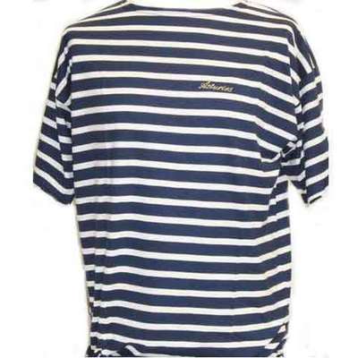  Marsellesa rayada azul/beige m/corta asturias bordado 
