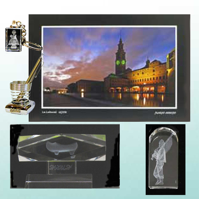 Fotografia original, Portalapices, Monolito, Figura y Llavero cristal laser