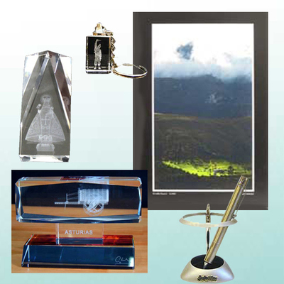 Fotografia original, Postabolis, monolito, figura y llavero cristal