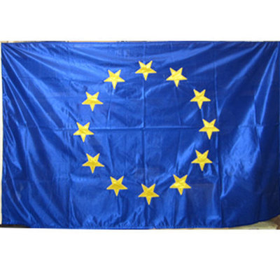 Bandera oficial comunidad europea (bordadas las estrellas)