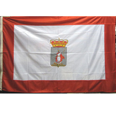 Bandera oficial Gijon (escudo bordado)