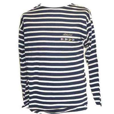  Marsellesa rayadas azul/beige m/larga Asturias bordado 
