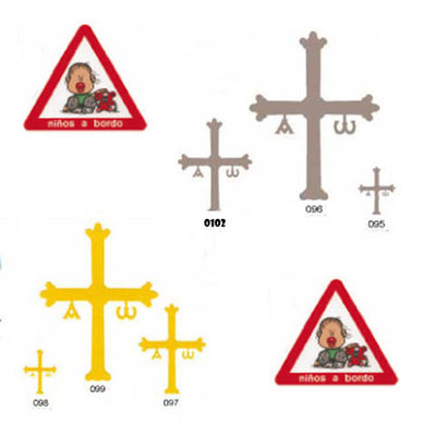 Pegatinas Cruz de la victoria 